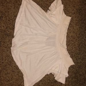 White Free People off the shoulder top